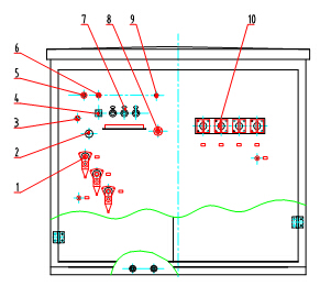 Crystalless alloy combined type transformer 3